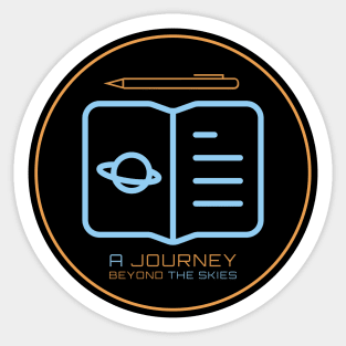 A Journey Beyond The Skies Logo Sticker